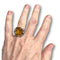 Bague 49 bague art déco en or et platine avec diamants et citrine 58 Facettes Q936 (900)