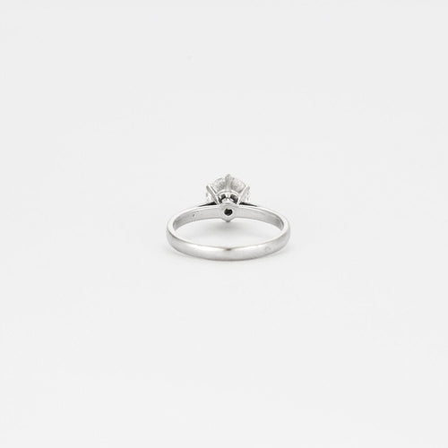 Bague Bague or blanc solitaire 1,10ct 58 Facettes