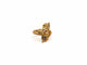 Bague 54 Bague allure florale or jaune et diamants 58 Facettes 5347