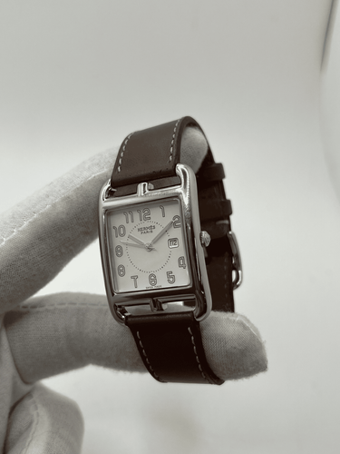 Montre Hermès - Montre Cape Cod Grand Modèle en acier 58 Facettes