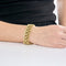 Bracelet GEORGES LENFANT - Rare Bracelet Maille Alternée en or jaune 58 Facettes SQU3311