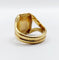 Bague 54 Chevalière antique or jaune monogrammée "Esto vir" 58 Facettes A05725