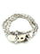Bracelet HERMES. Collection "Diane", bracelet vintage en argent 58 Facettes