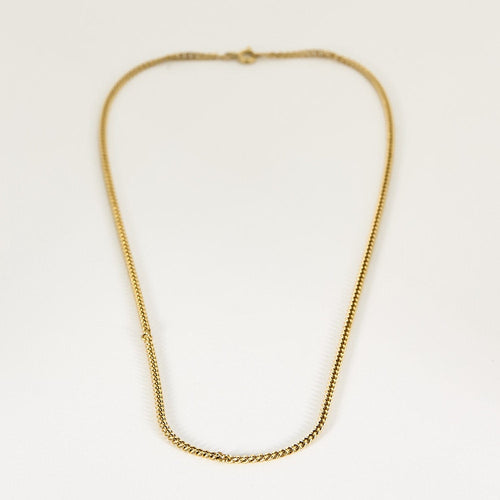 Collier Chaîne en or jaune à maille gourmette 58 Facettes DIE0977