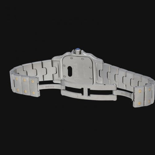 Montre Cartier Montre Santos De Cartier Galbee Pm 58 Facettes MT41459