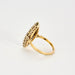 Bague 62 Bague marquise or deux tons et diamants 58 Facettes GU94