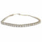 Bracelet PULSERA RIVIERE ESTILO ART DECO de ORO 18 kts con DIAMANTES 58 Facettes Q707A (943)