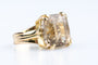 Bague 56 Bague en or jaune sertie d’un quartz fumé 58 Facettes BG41700146-107