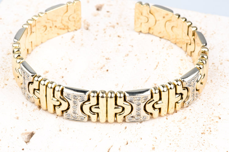 Bracelet Bracelet en or jaune et diamants 58 Facettes BRIGDCC1312-107