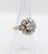 Bague 54 Bague marguerite or jaune, platine et diamants taille ancienne (circa 1920) 58 Facettes A05474