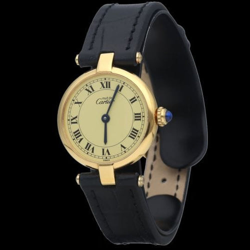 Montre Cartier Montre Must De Cartier Vermeil 58 Facettes MT42766