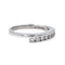Bague 54 Bague Or blanc Diamant 58 Facettes 4064401CN