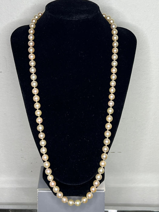 Superbe Collier Perles de culture blanches Akoya