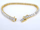 Bracelet Bracelet de tennis en or serti de diamants de 1,20 carat 58 Facettes 2149