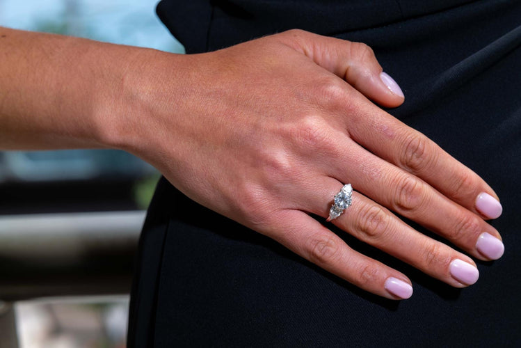 Bague Solitaire Platine Diamant