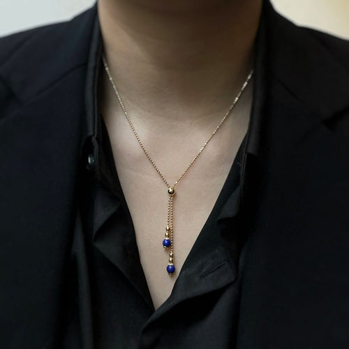 Collier Collier - Or et Lapis-Lazuli 58 Facettes 240285R