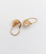 Boucles d'oreilles Boucles d’oreilles dormeuse en or rose 18k et perle (circa 1900) 58 Facettes A02617