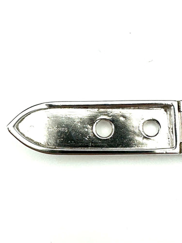 Bracelet HERMES. Collection "Boucle sellier", bracelet argent 800 GM 58 Facettes