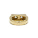 Ring 51 Ring Yellow Gold Platinum & Diamonds 58 Facettes 240096R