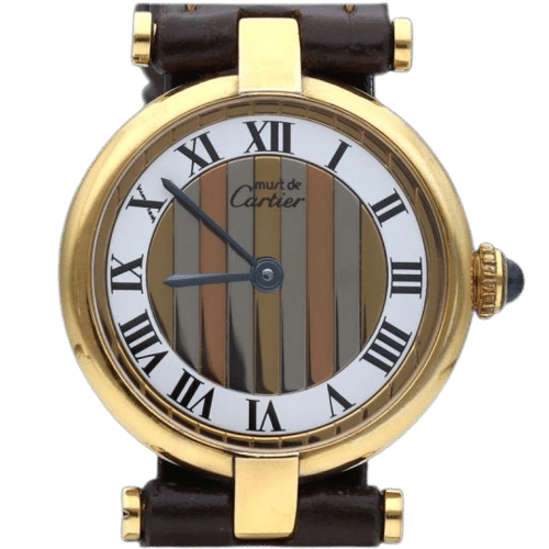 Montre Cartier Montre Must De Cartier Vermeil 58 Facettes MT44877
