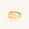Bague en or jaune et diamants