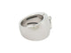 Bague 56 bague CHAUMET liens croises gm t56 asymetrique en or blanc diamants 0.45ct 58 Facettes 268855