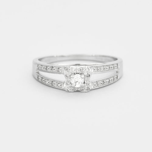 Bague 55 Bague Solitaire Mauboussin "Chance of love N°1" diamants 58 Facettes