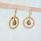 Boucles d'oreilles Boucles d'oreilles orientales pendantes deux ors, diamants 58 Facettes 1748