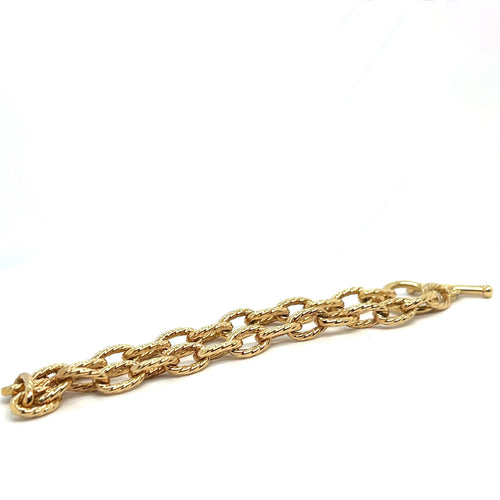 Bracelet Bracelet chaîne en or jaune 58 Facettes