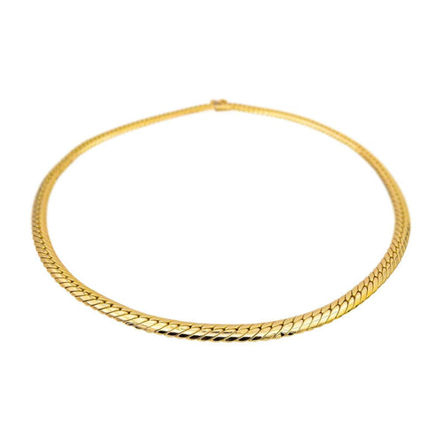 Collier Collier Maille anglaise Or jaune 58 Facettes 4815035CN