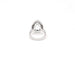 Bague Bague en or blanc avec une aigue-marine de 3,63 ct et des diamants de 0,66 ct 58 Facettes 14262
