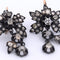 Boucles d'oreilles Boucles d’oreilles victoriennes en or 12k, argent 925 et diamants 58 Facettes OR14