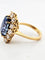 Bague 56 Bague marguerite en or jaune 58 Facettes