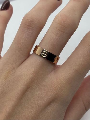 Bague 54 Cartier - Bague Love moyen modèle en or rose 18k 58 Facettes 1338