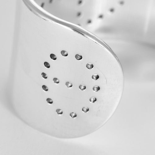 Bracelet Hermès - Eclipse - Manchette en argent 58 Facettes B250494