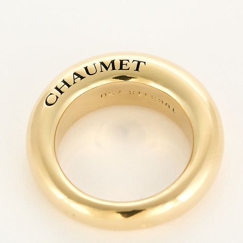 Bague 57 CHAUMET - Bidendum - Bague jonc en or jaune 58 Facettes SAD0506