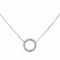 Collier Collier Pendentif Or blanc Diamant 58 Facettes 3681130CN
