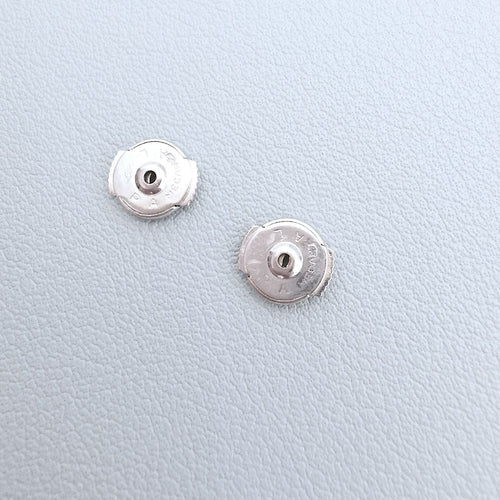 Boucles d'oreilles Boucles d'oreilles signées Tabbah en nacre et Diamants Or blanc 18 K 58 Facettes AA 1718