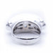 Bague 56 Bague en or blanc avec diamants 58 Facettes N102882LF