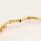 Bracelet Bracelet en or rose à motif de bambou 58 Facettes LAN1507