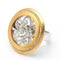 Bague 53.5 Bague AVENNE en or bicolore et diamants. Neuve. 58 Facettes D359740LF