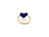 Bague 49 bague POIRAY l'attrape coeur lapis lazuli or jaune 18k 49 ecrin 58 Facettes 265494