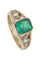 Bague BAGUE MODERNE ÉMERAUDE ET DIAMANTS 58 Facettes 088051