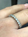 Bague 53 Bague demi-tour diamants et or blanc 58 Facettes