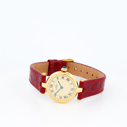 Cartier Must Vendôme - Lemon roman dial - SM 58 Facettes