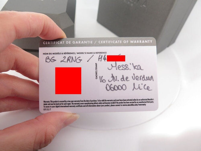 Bague 55 bague MESSIKA glam'azone 2 rangs 06173-wg diamants 0.15ct t55 or 18k 58 Facettes 268297