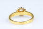 Bague 54 Bague solitaire en or jaune, serti clos d’un diamant rond brillant o,70 ct 58 Facettes 312231