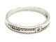 54 Bague Demi alliance Or blanc Diamant 58 Facettes 1650248CN