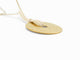Collier collier DINH VAN pendentif pi 40 mm or jaune 24k martele 58 Facettes 271154