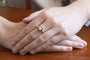 Bague 57 Bague solitaire en or jaune avec diamant taille ancienne de 0,80 ct 58 Facettes 11215